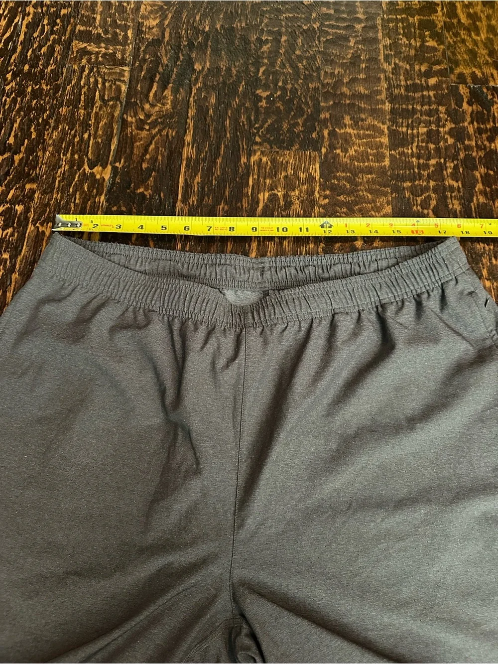 Rhône men’s dark grey Athletic Shorts - 7” unlined XL